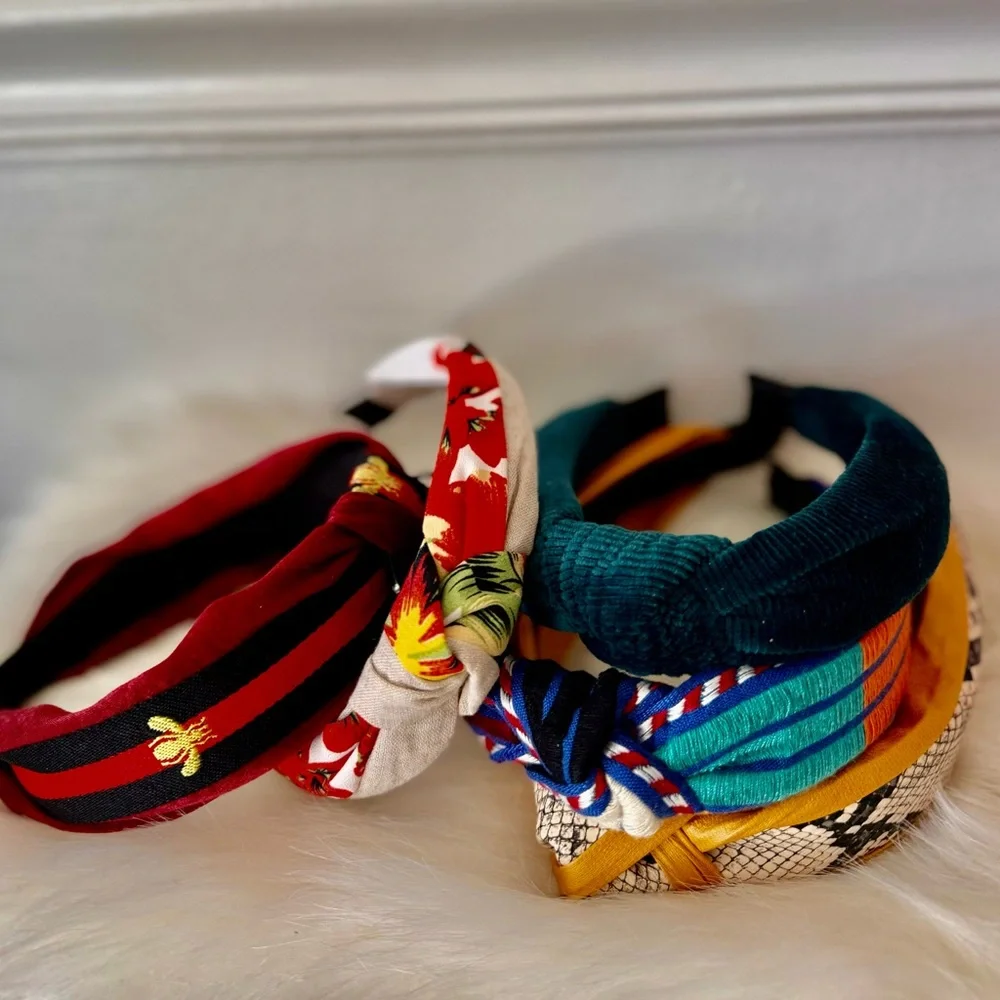 Set of 5 Colorful headbands